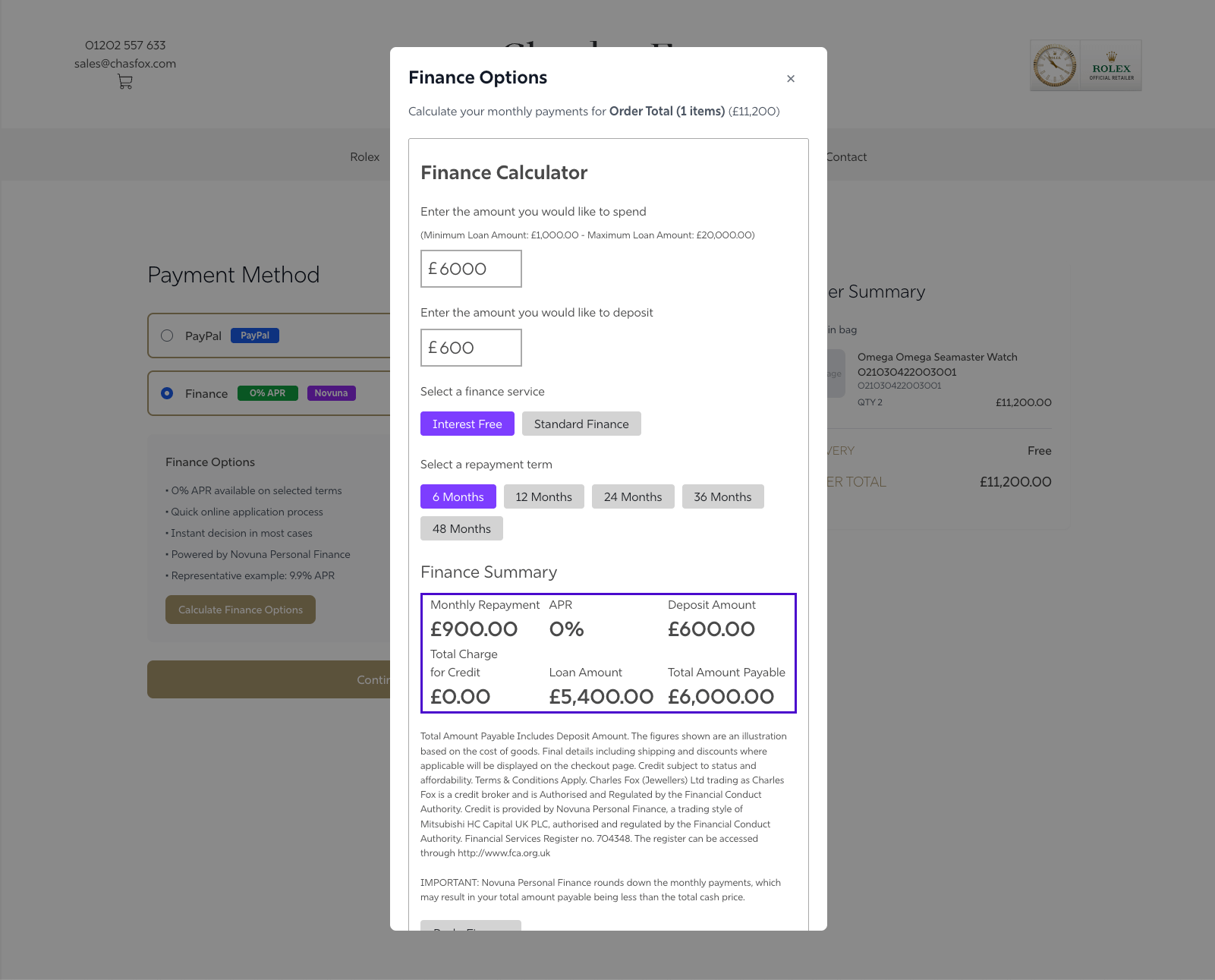 支付页面 - 集成Planet Payments和Novuna金融服务 支付页面